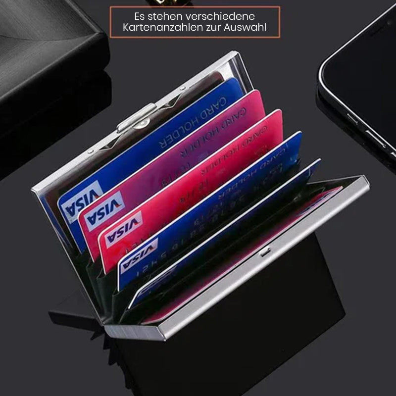 Glevato | Ultra-Slim Card Holder with Theft and Demagnetization Protection