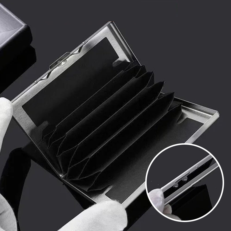 Glevato | Ultra-Slim Card Holder with Theft and Demagnetization Protection