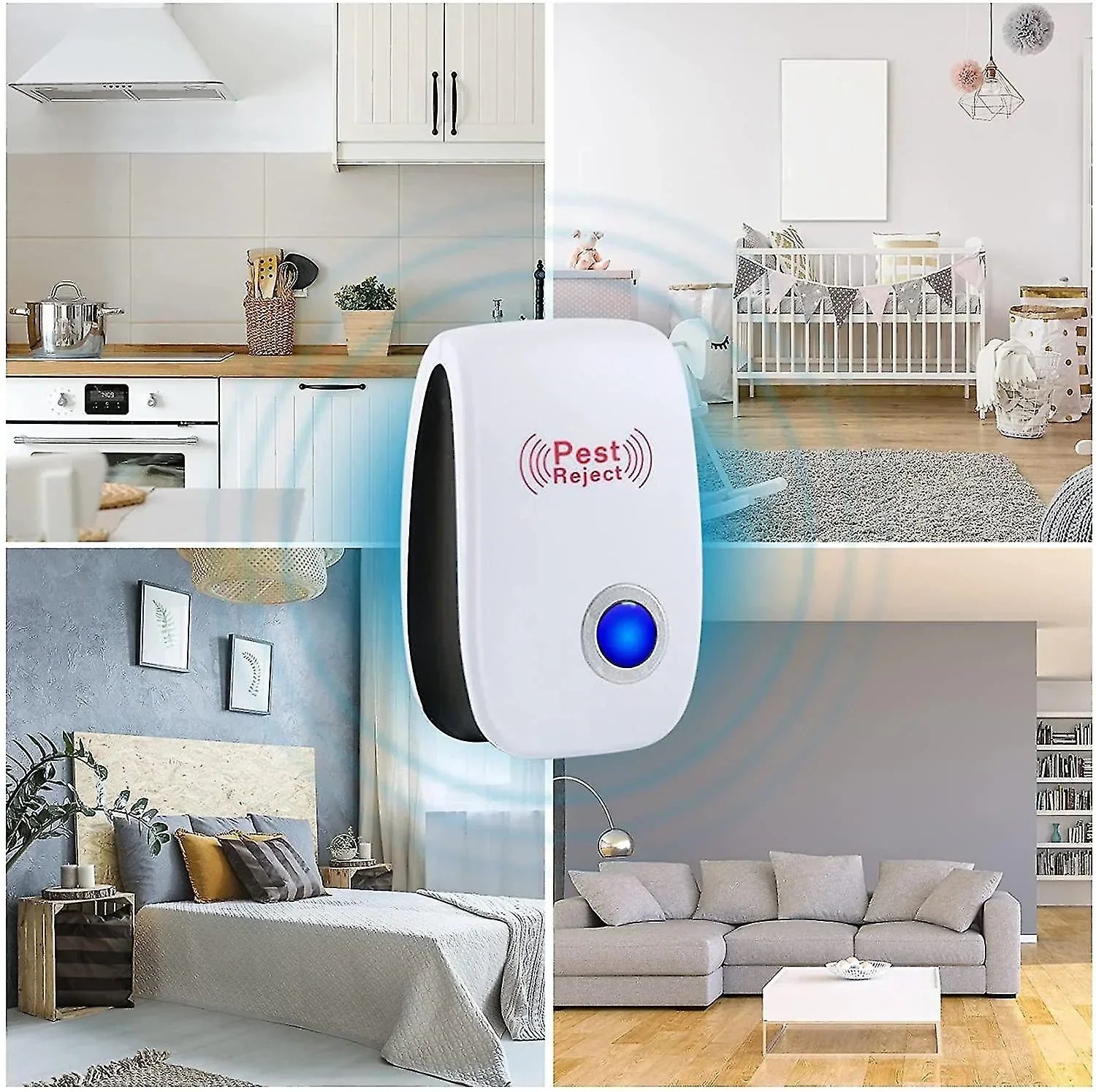 Glevato | Ultrasonic Pest Repeller for Home and Garden