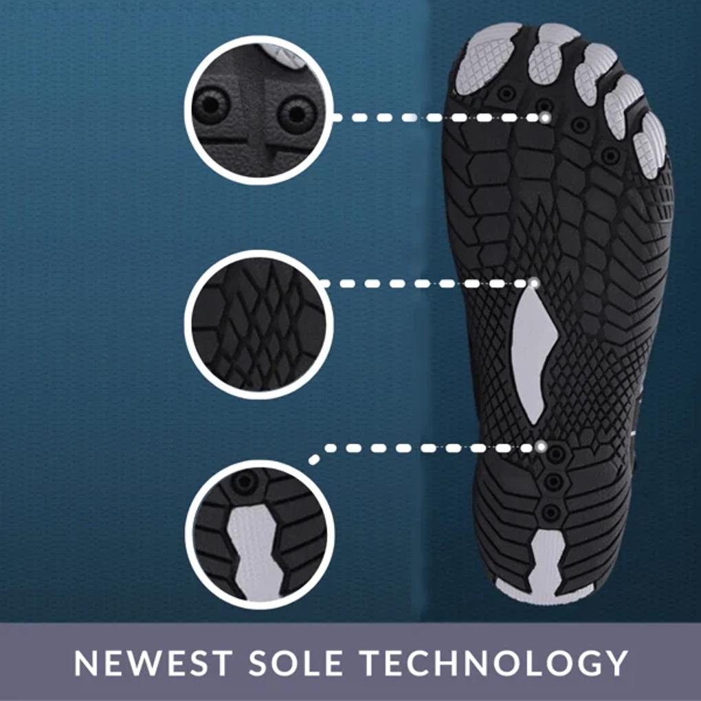Glevato | Unisex Barefoot Water Shoes with Hook-and-Loop Strap