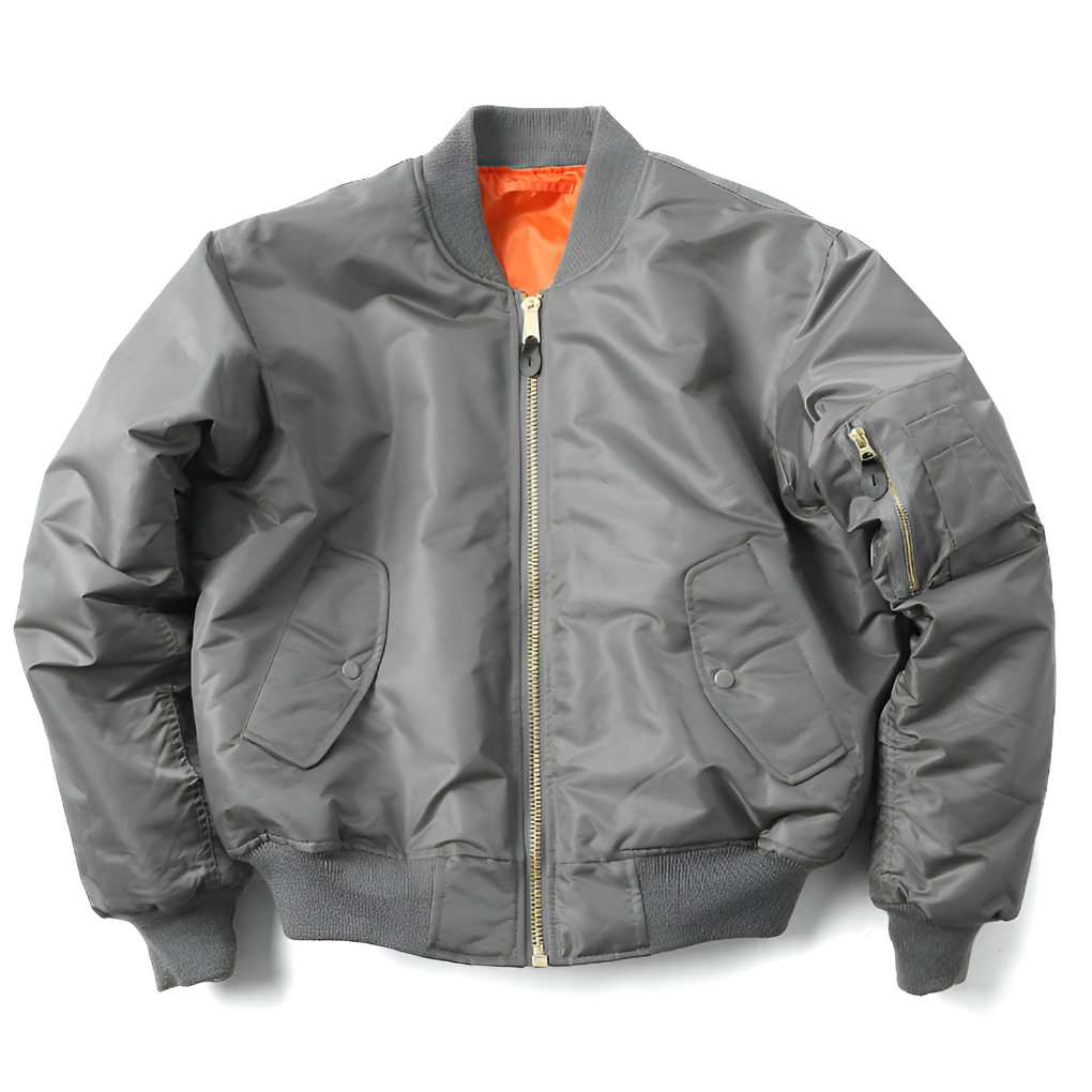 Glevato | Unisex Classic Bomber Jacket with Ribbed Trim