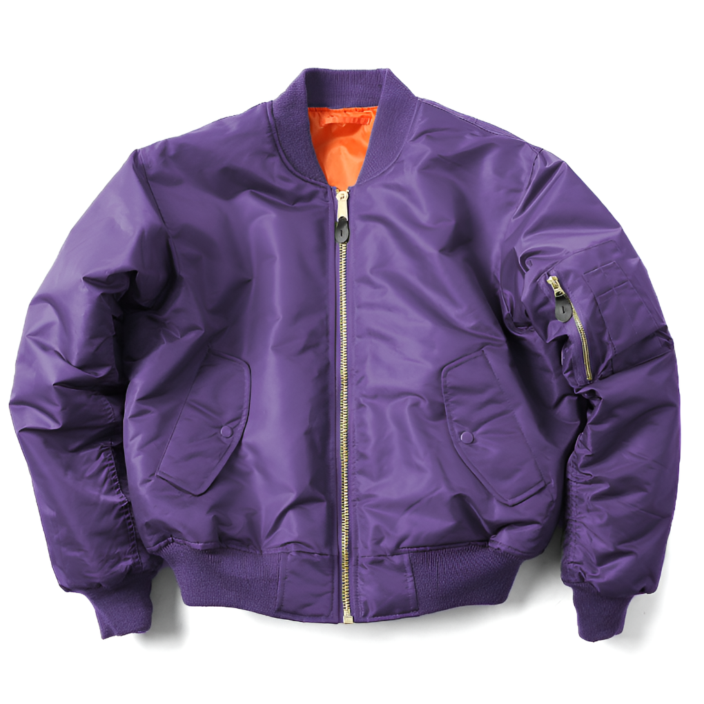 Glevato | Unisex Classic Bomber Jacket with Ribbed Trim