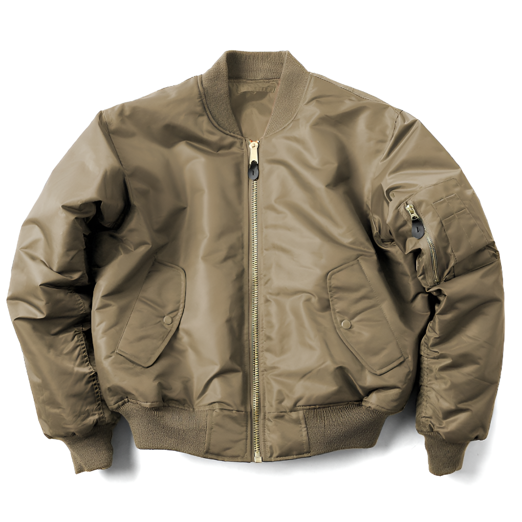 Glevato | Unisex Classic Bomber Jacket with Ribbed Trim