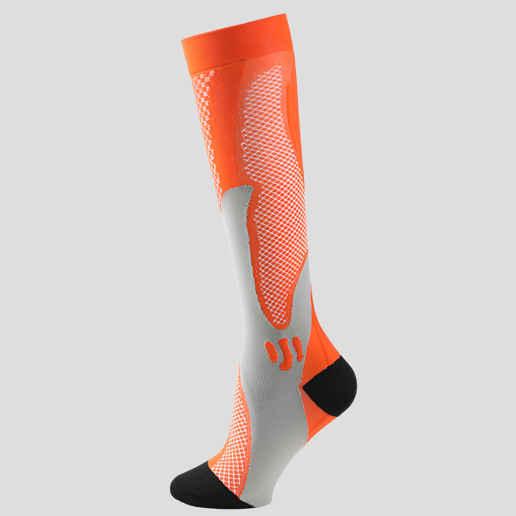 Glevato | Unisex Compression Knee High Socks with Textured Pattern