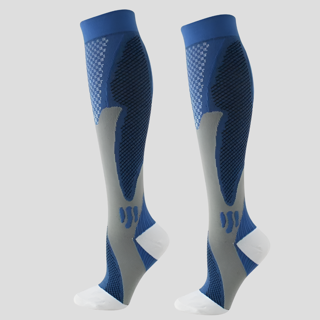 Glevato | Unisex Compression Knee High Socks with Textured Pattern