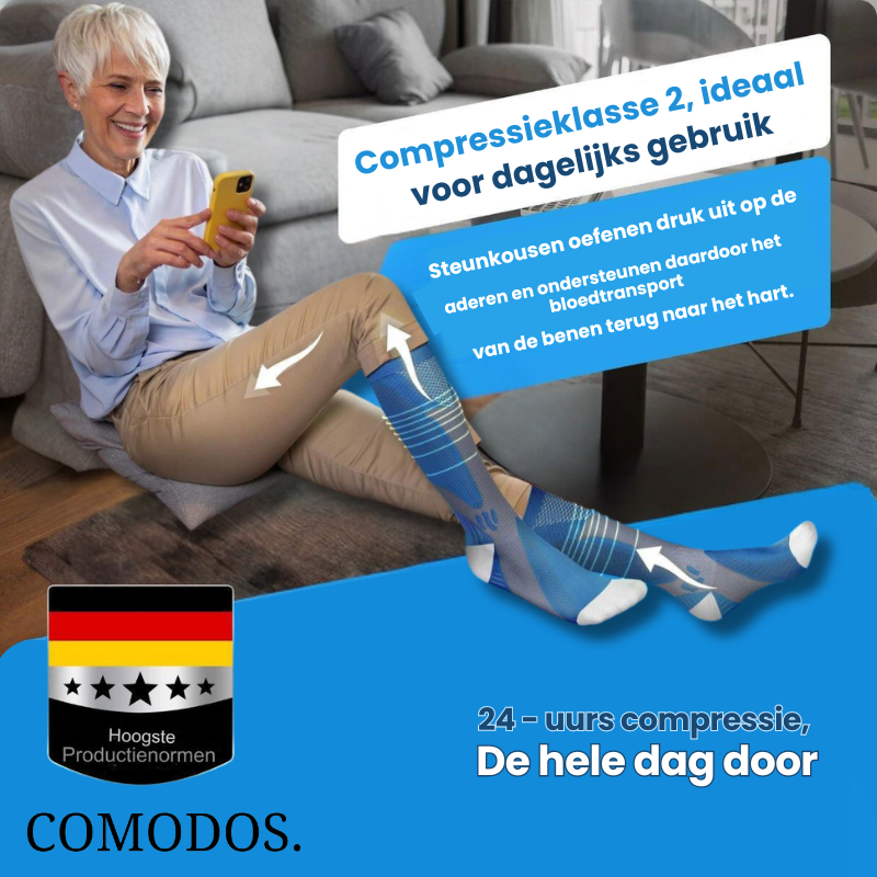 Glevato | Unisex Compression Socks for Improved Circulation and Leg Relief