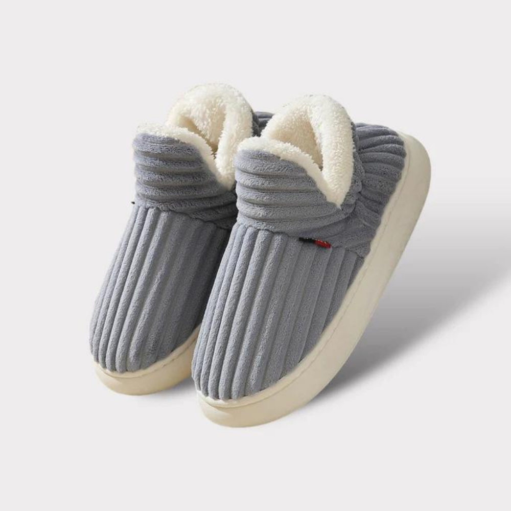 Glevato | Unisex Corduroy Lined Bootie Slippers