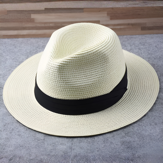 Glevato | Unisex Fedora Sun Hat with Wide Brim