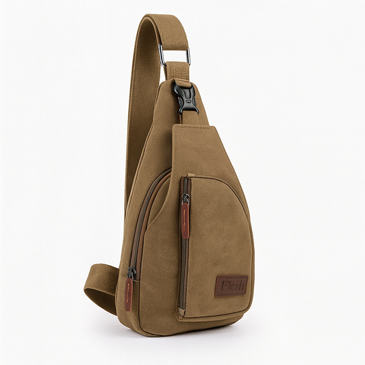 Glevato | Unisex Vintage Canvas Sling Bag