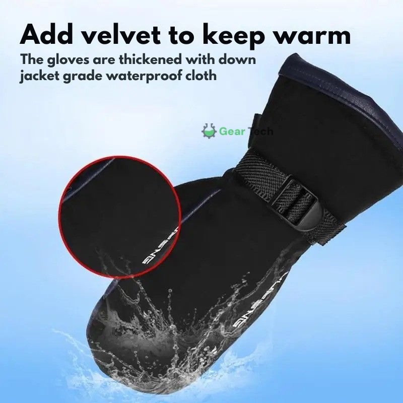 Glevato | USB Electric Heated Gloves | Plug-and-Play, Dual-Sided Heating, Waterproof Design, Suitable for Skiing, Hiking, and Daily Winter Protection