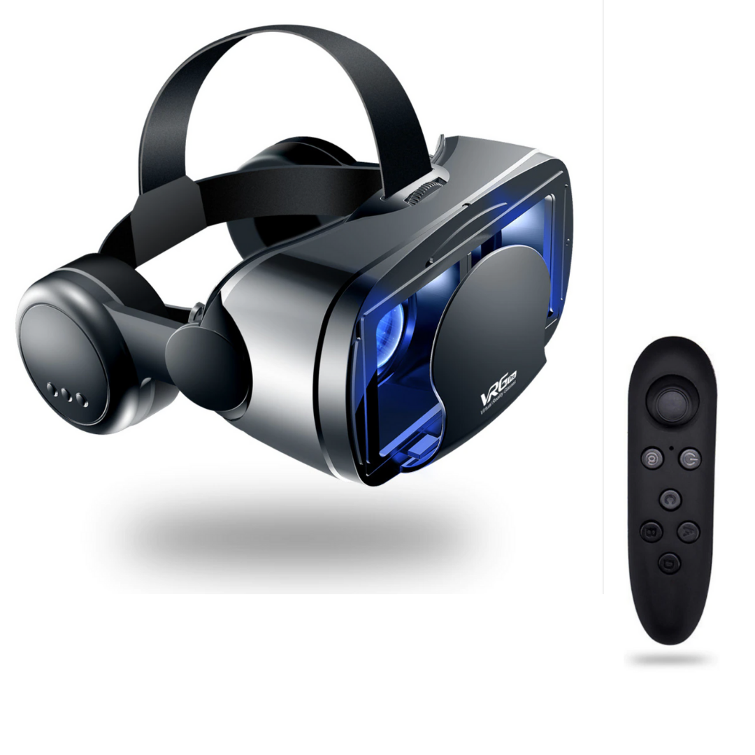 Glevato | VR Headset with Built-in Headphones for iOS/Android Smartphones