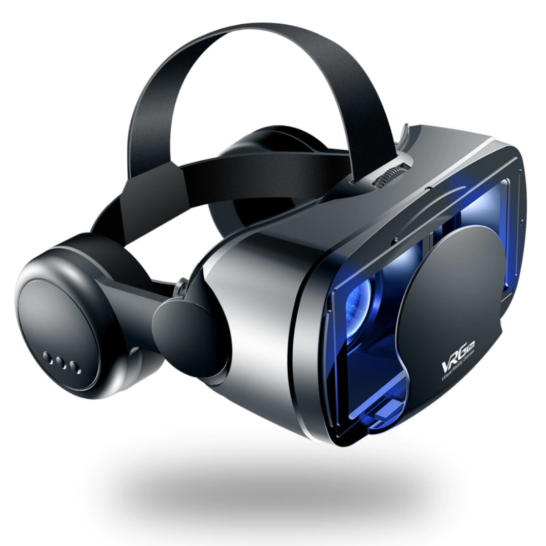 Glevato | VR Headset with Built-in Headphones for iOS/Android Smartphones