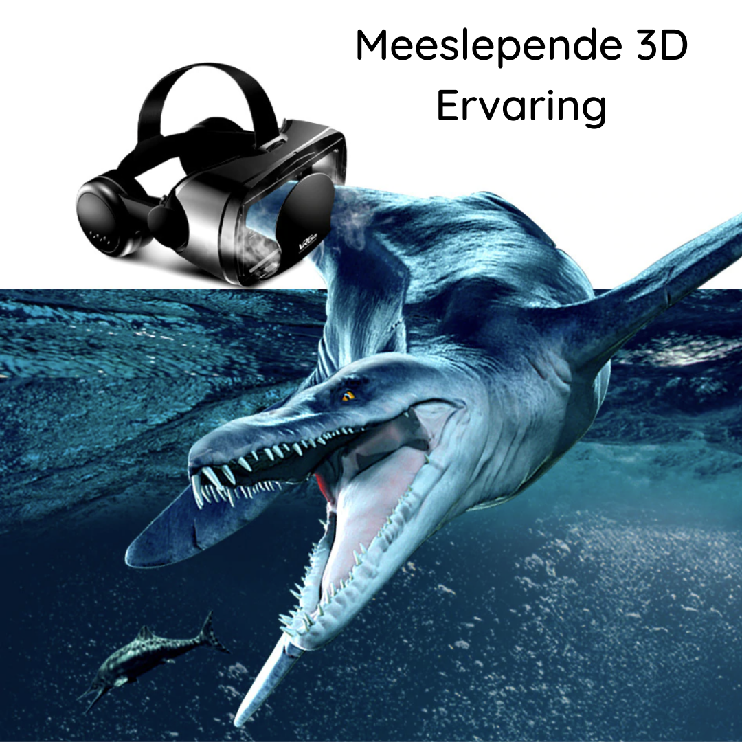 Glevato | VR Headset with Built-in Headphones for iOS/Android Smartphones