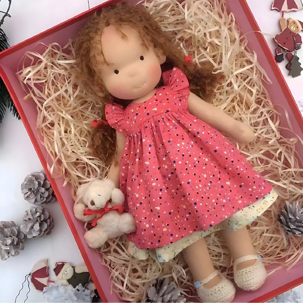 Glevato | Waldorf Cuddly Doll with Knitted Sweater