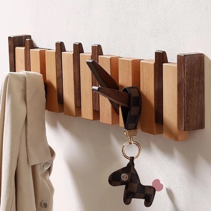 Glevato | Wall Hook in Piano Design | Handmade Wood | Natural