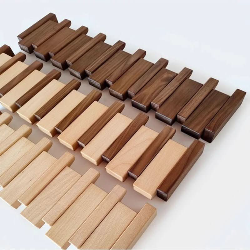 Glevato | Wall Hook in Piano Design | Handmade Wood | Natural