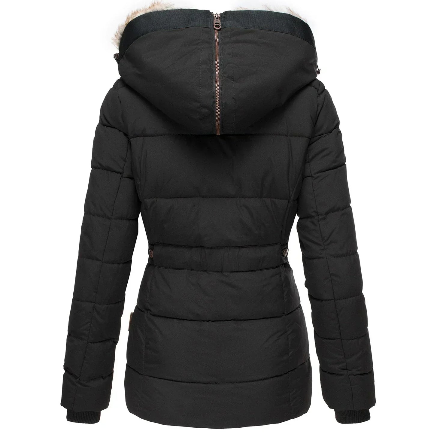 Glevato | Warm Winter Jacket with Fur Lining for Women