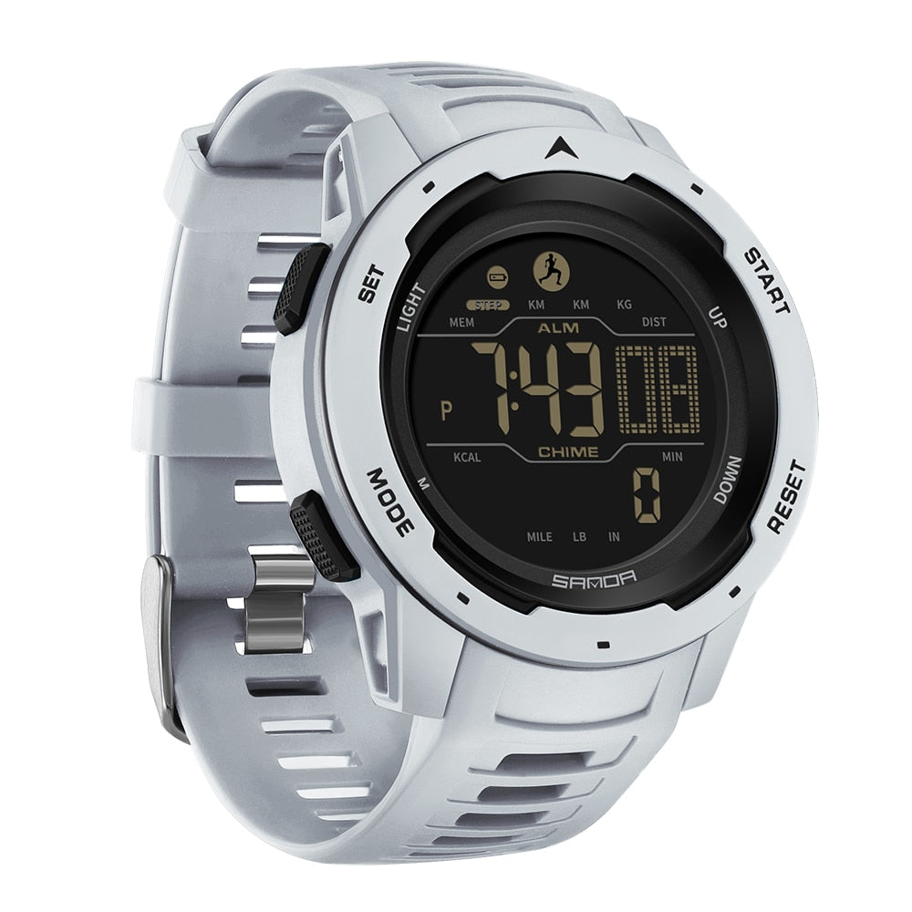 Glevato | Waterproof Military Pedometer Digital Watch