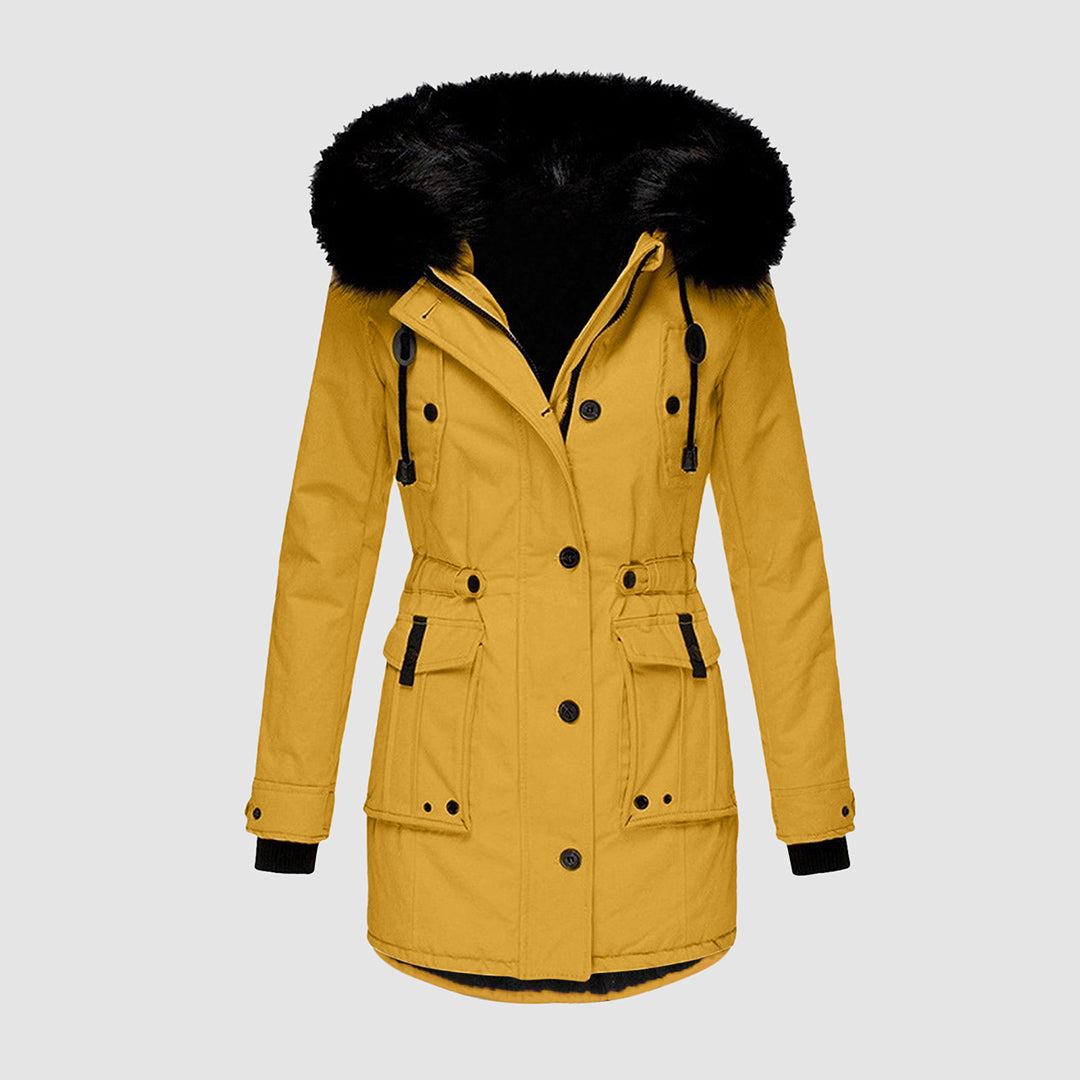 Glevato - Waterproof Winter Jacket with Hood for Women
