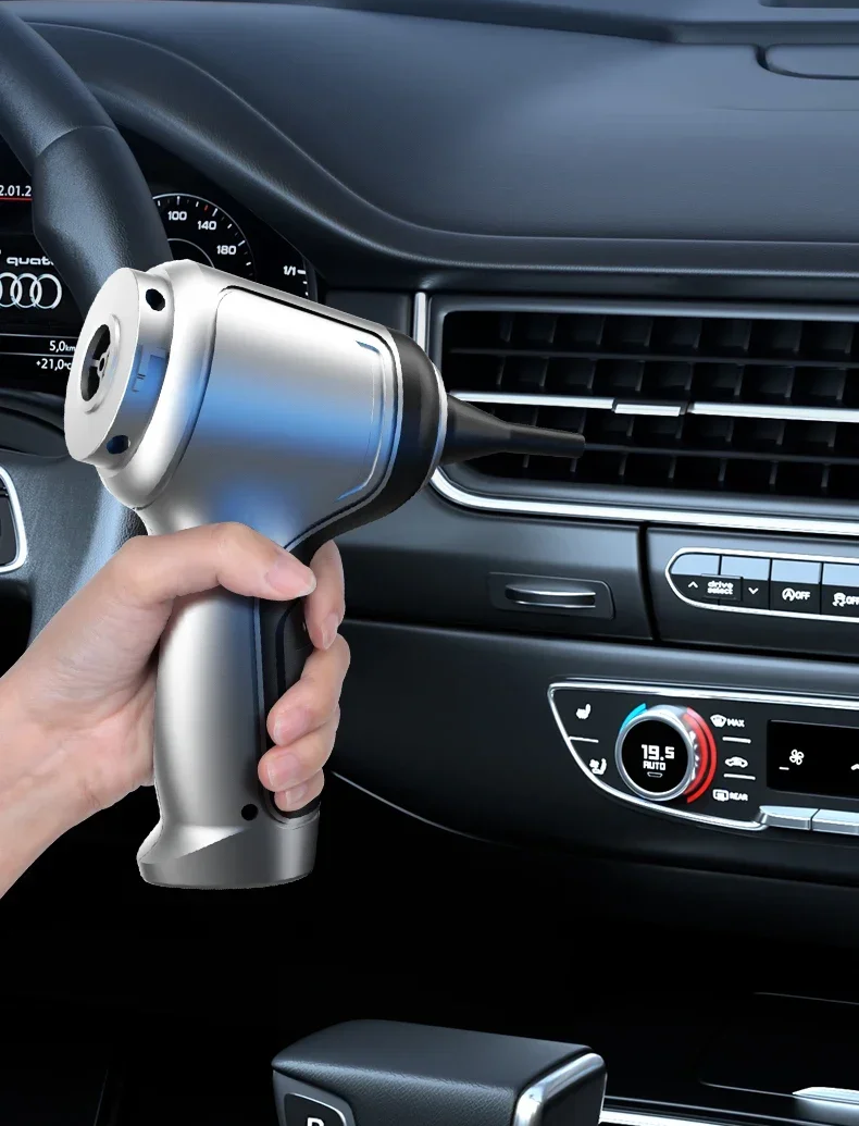 Glevato | Wireless Car Vacuum Cleaner with 95000PA Suction Power – Lightweight & Silent