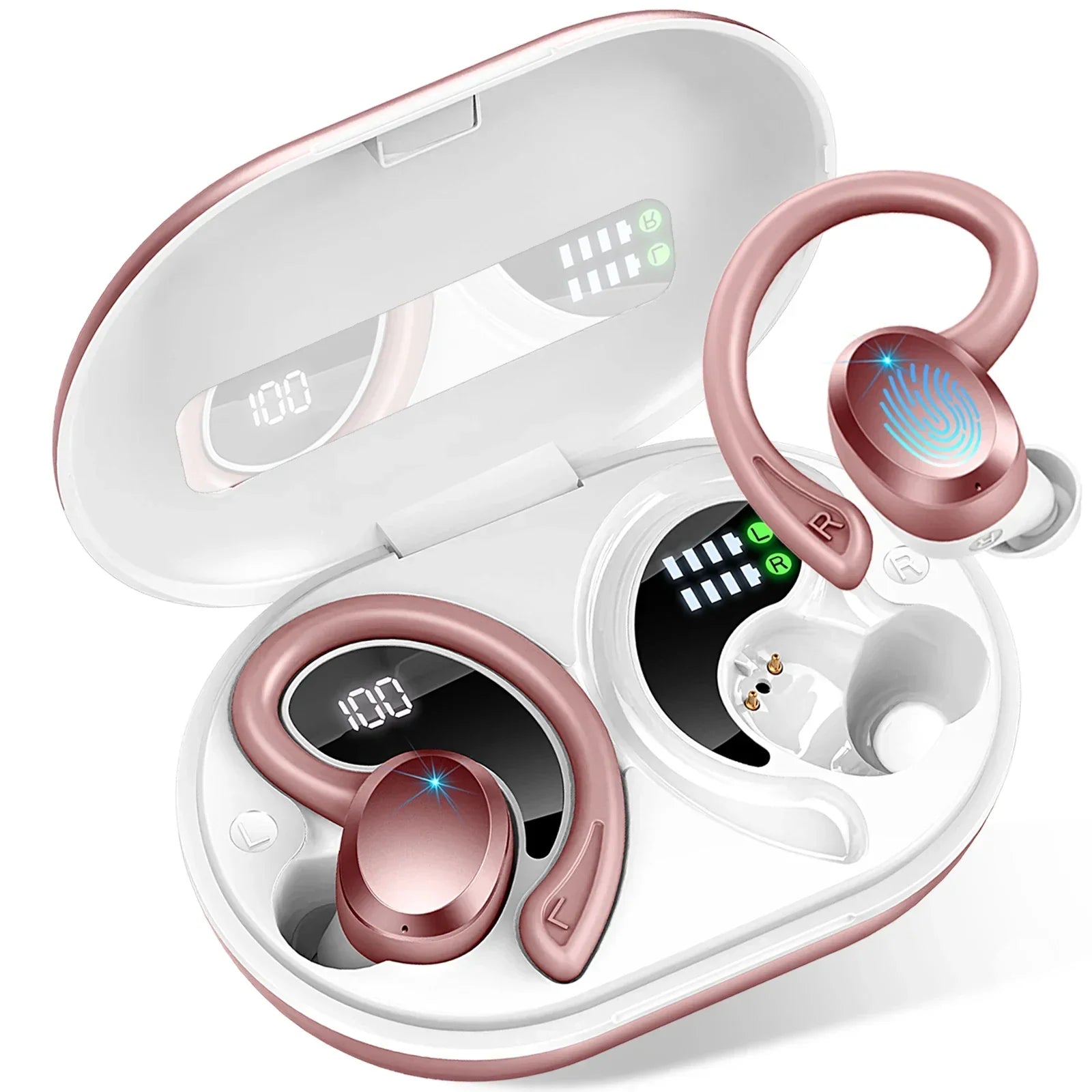 Glevato | Wireless Earbuds with Long Battery Life – SecureFit – (Buy 1 Get 1 Free)