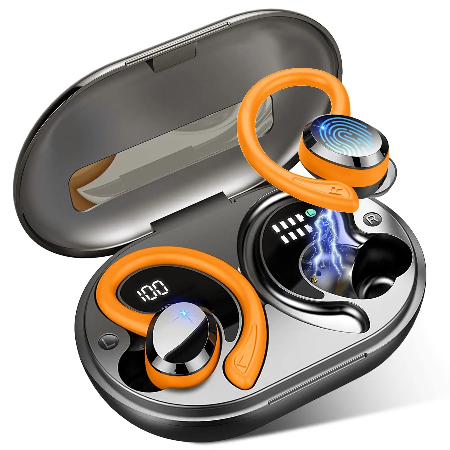 Glevato | Wireless Earbuds with Long Battery Life – SecureFit – (Buy 1 Get 1 Free)
