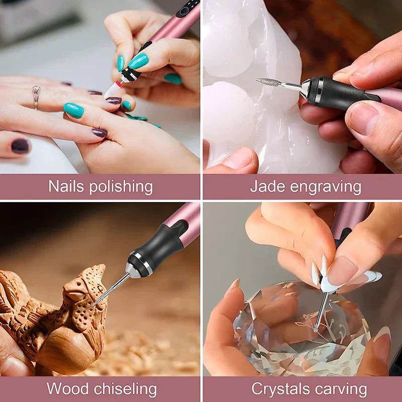 Glevato | Wireless Engraving Pen – Perfect for 50+ Surfaces & DIY Projects