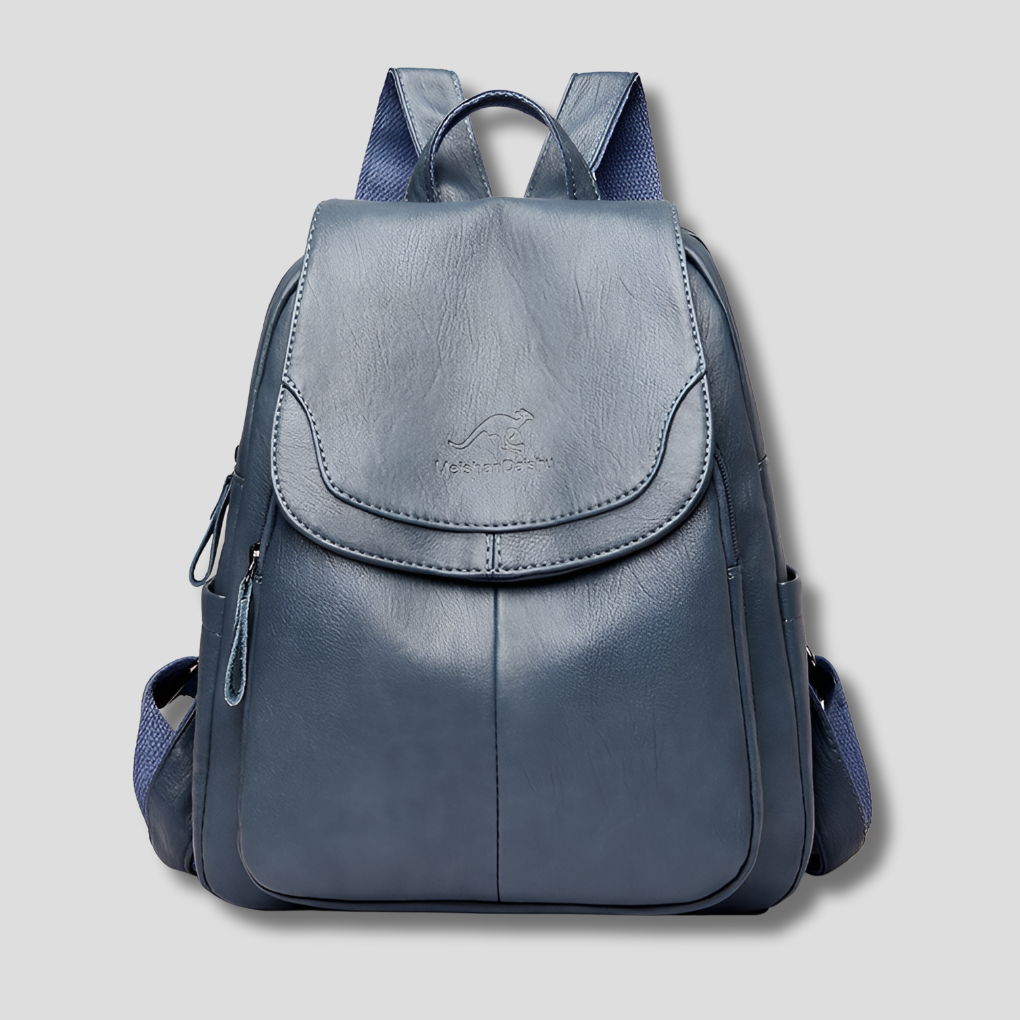 Glevato | Women's Anti-Theft Backpack with Embossed Detail
