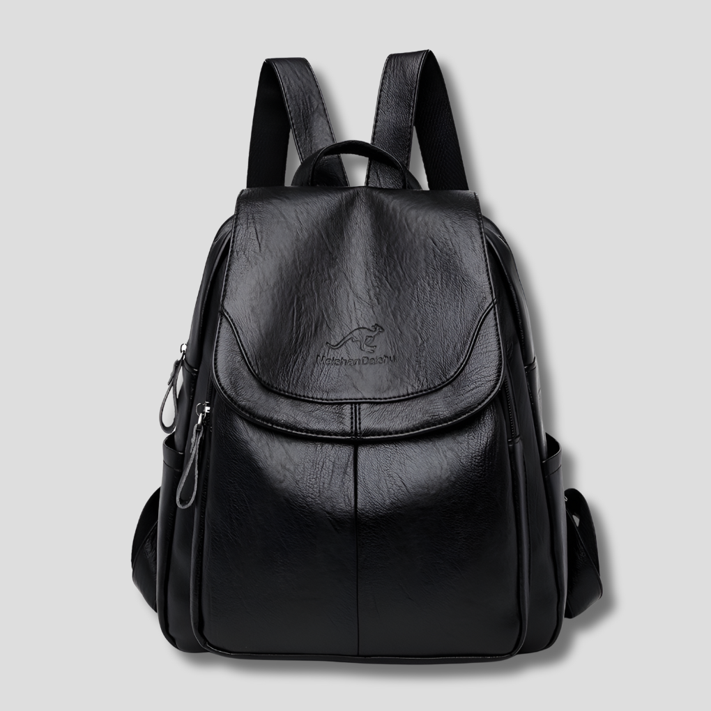 Glevato | Women's Anti-Theft Backpack with Embossed Detail