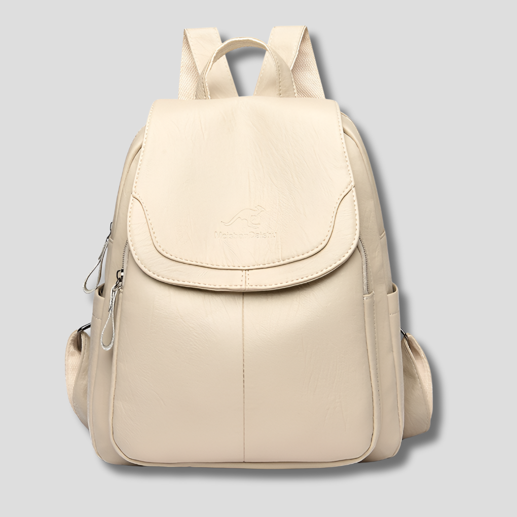 Glevato | Women's Anti-Theft Backpack with Embossed Detail