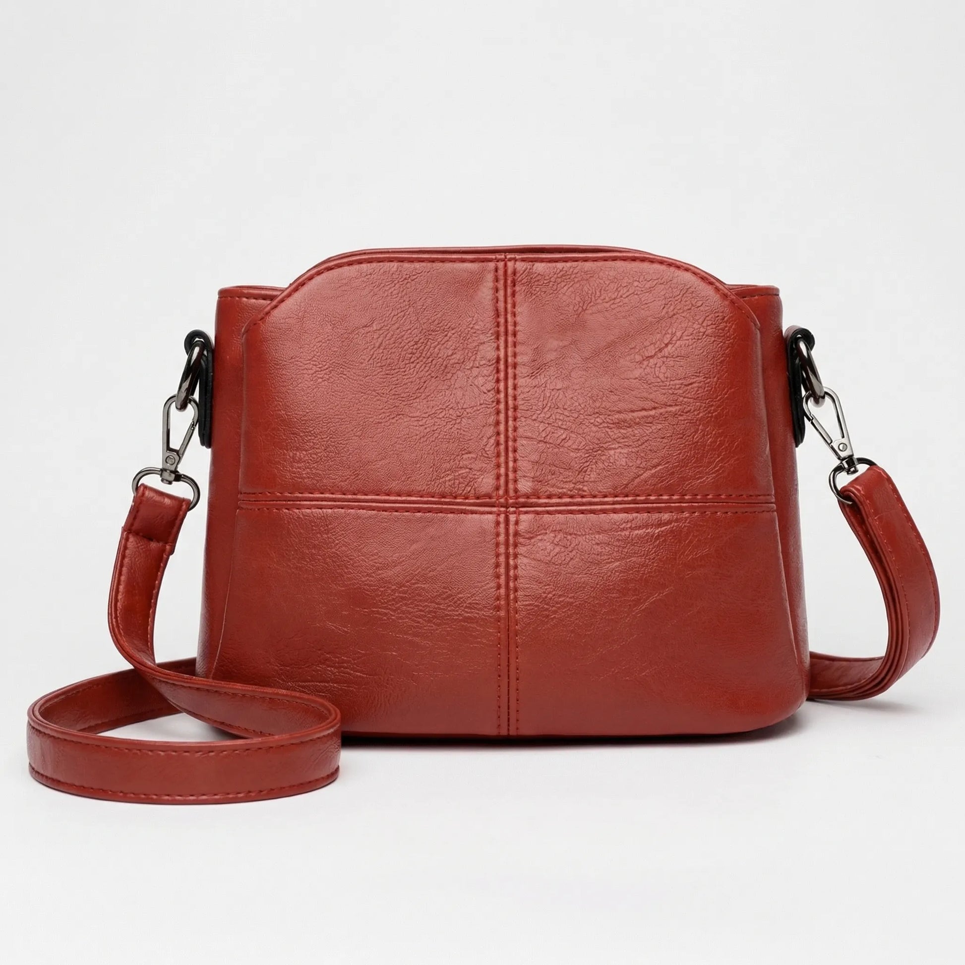 Glevato | Women's Crossbody Shoulder Bag with Stitch Detail