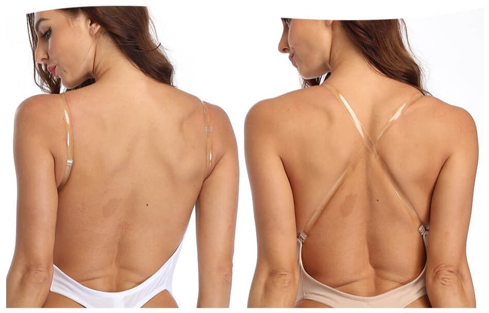 Glevato | Women's Deep V Backless Bodysuit Shaper