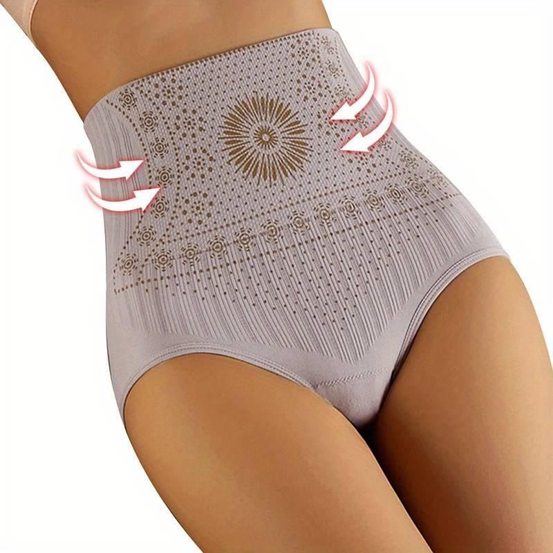 Glevato | Women's High-Waisted Shapewear Briefs - Seamless Slimming Tummy Control