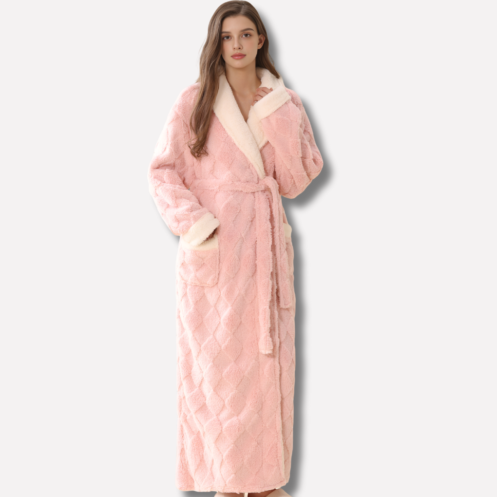 Glevato | Women's Hooded Ankle-Length Robe