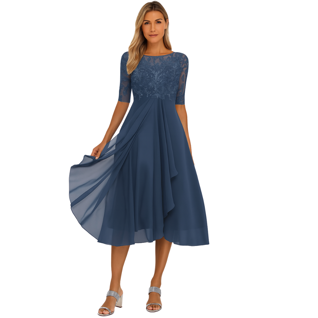 Glevato | Women's Lace Midi Dress