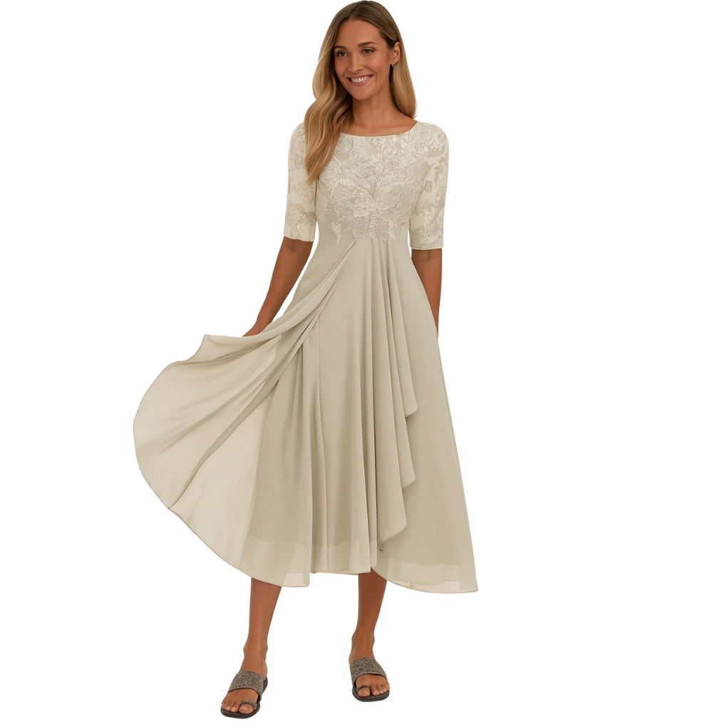 Glevato | Women's Lace Midi Dress