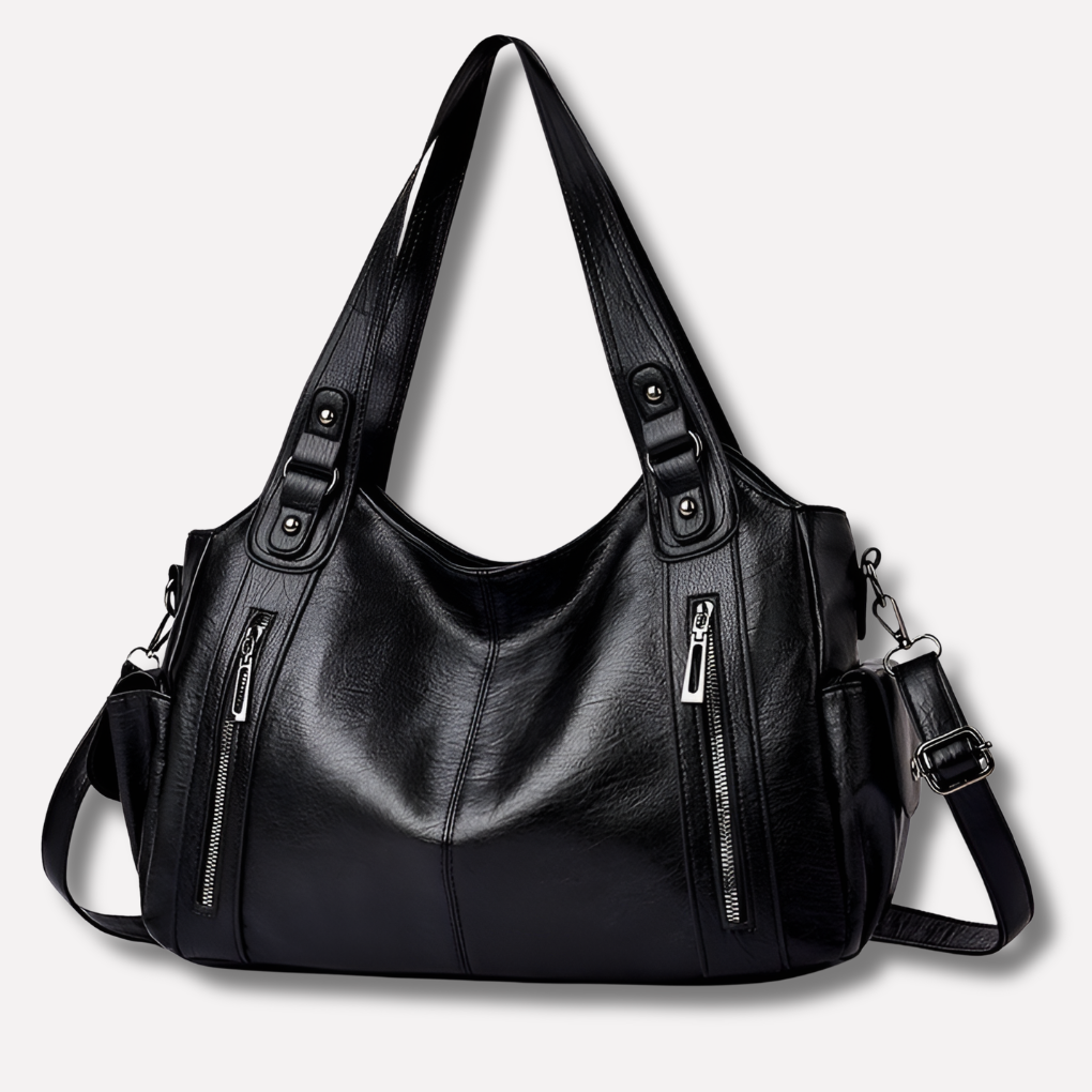 Glevato | Women's Large Tote Bag with Zip Pockets