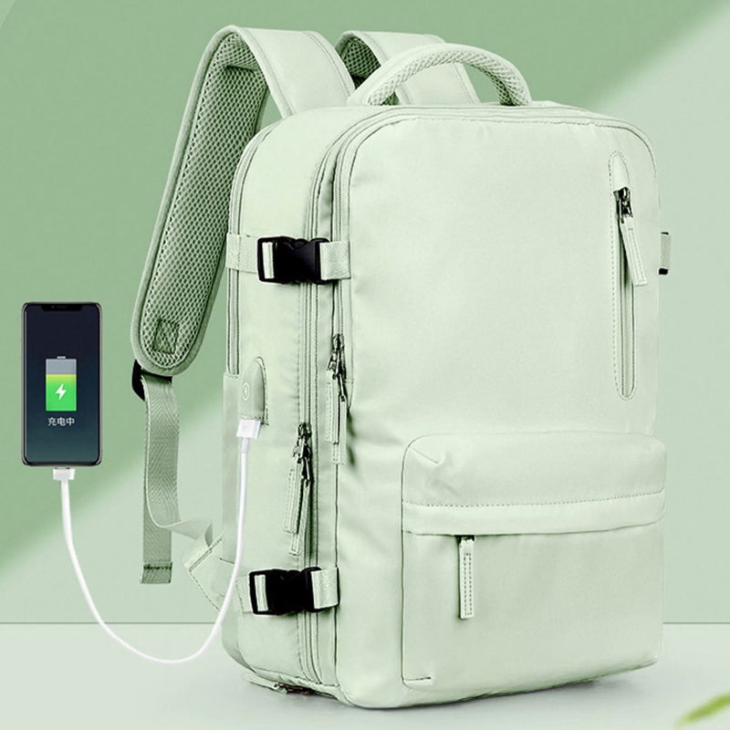 Glevato | Women's Large Waterproof Travel Backpack