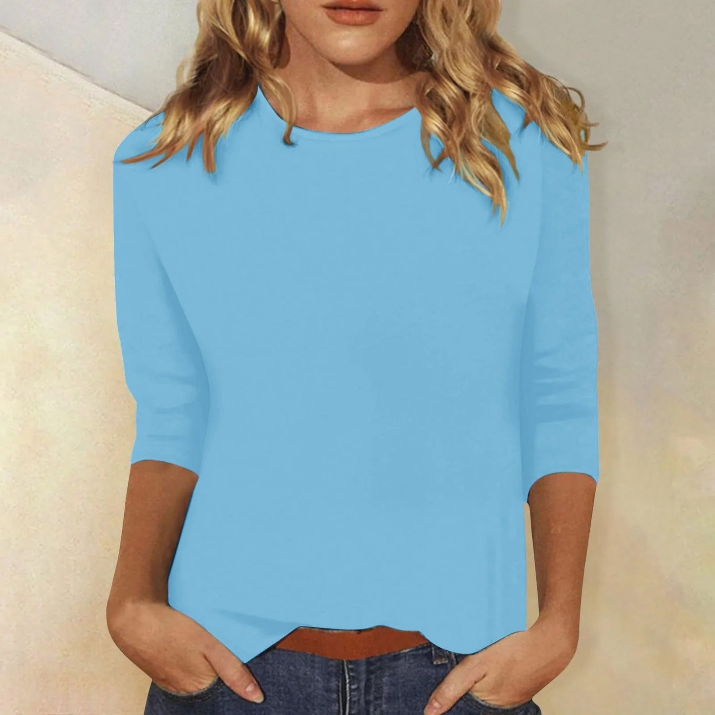 Glevato | Women's Long Sleeve Crew Neck Top