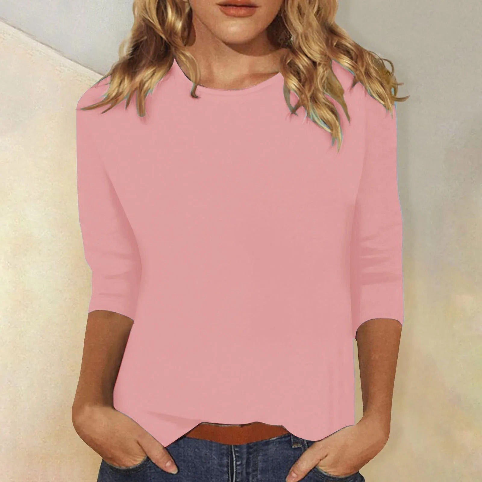 Glevato | Women's Long Sleeve Crew Neck Top