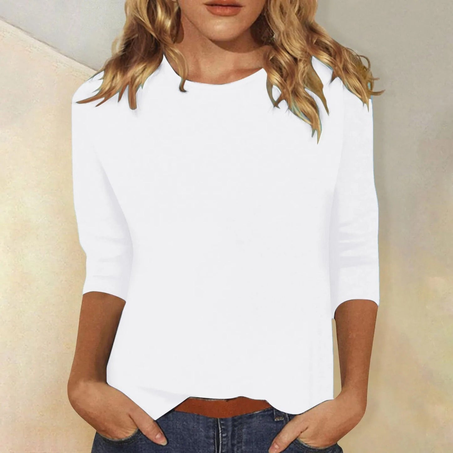 Glevato | Women's Long Sleeve Crew Neck Top