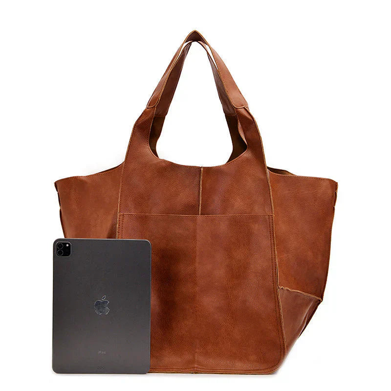 Glevato | Women's Oversized Tote Bag – Soft Hobo Design