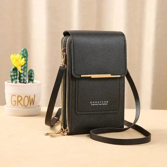 Glevato | Women's Phone Crossbody Bag with Touch Screen Pocket