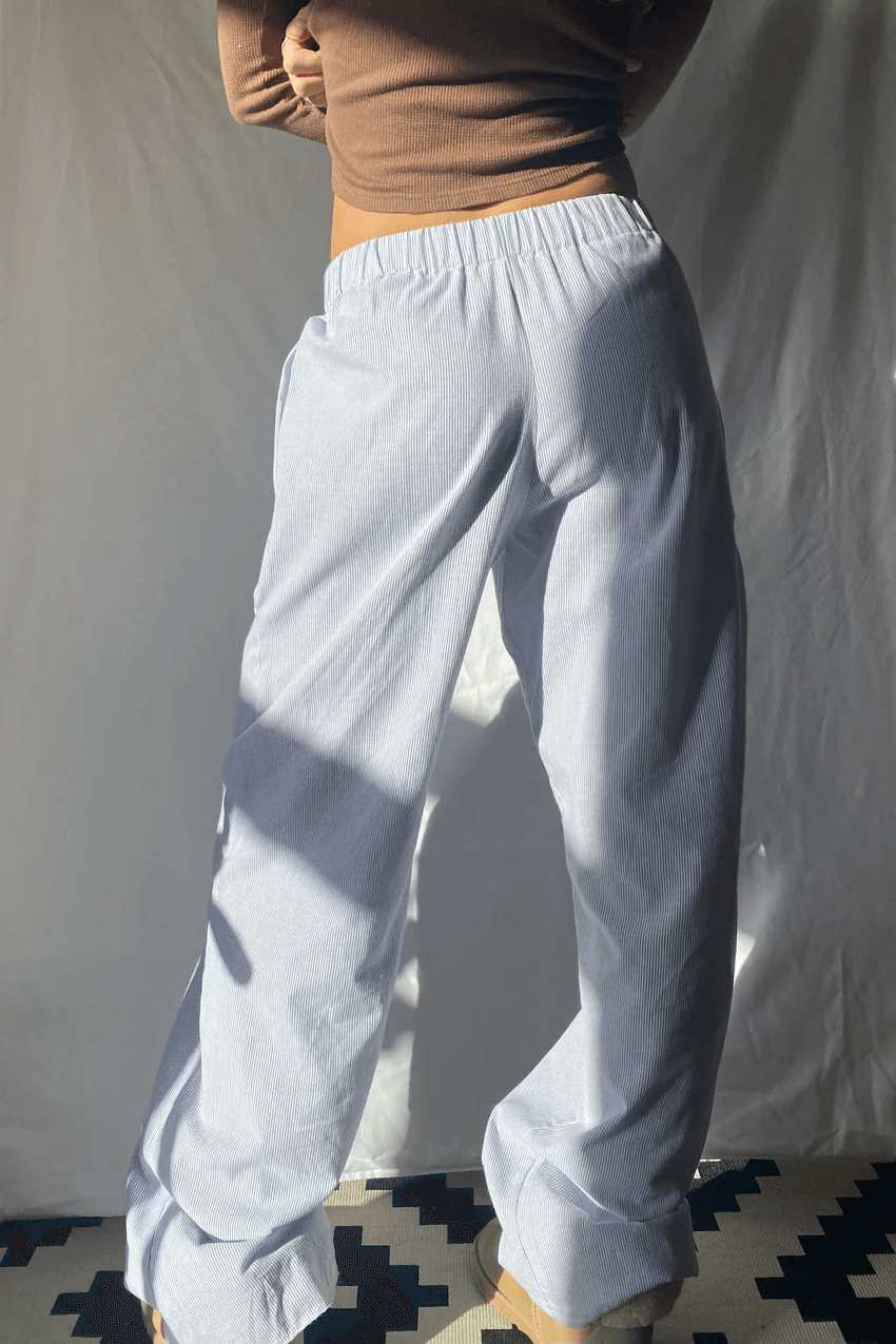 Glevato | Women's Pinstripe Lounge Pants