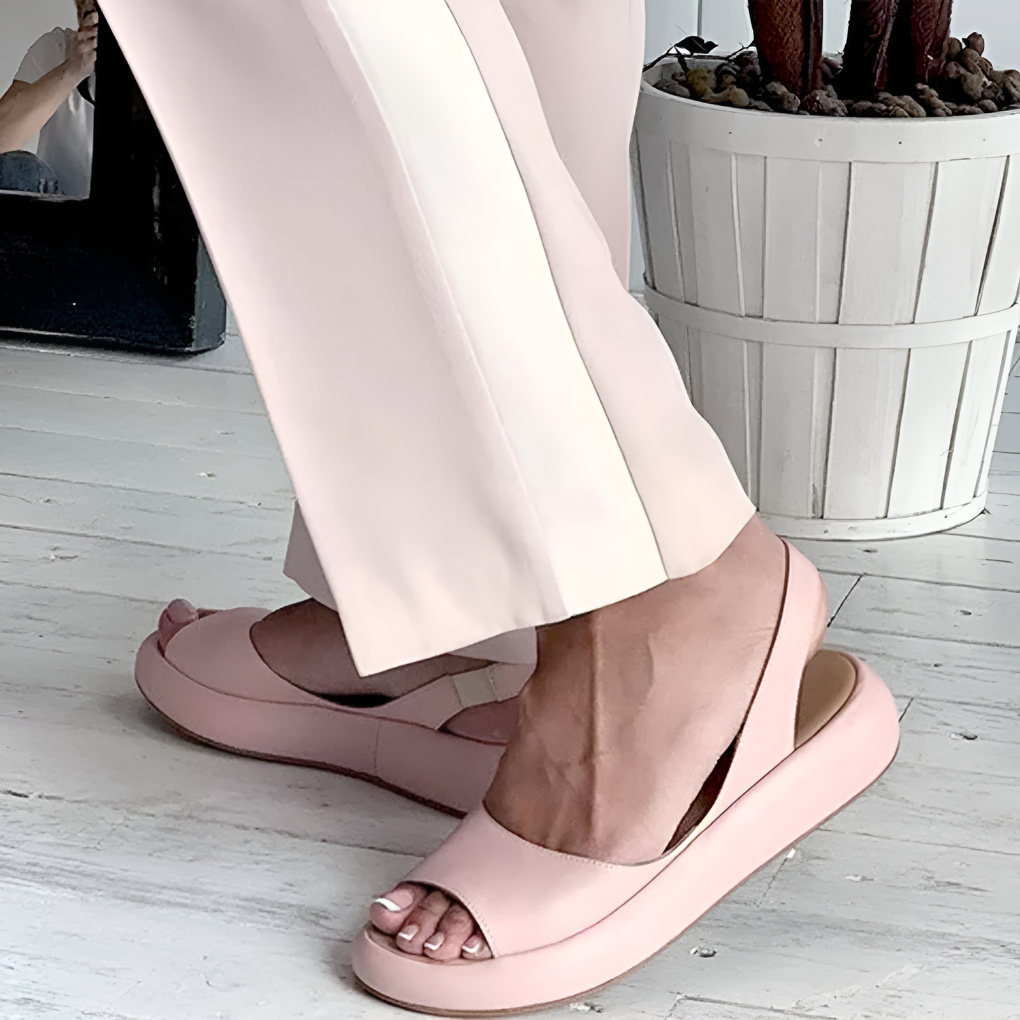 Glevato | Women's Platform Slingback Sandals