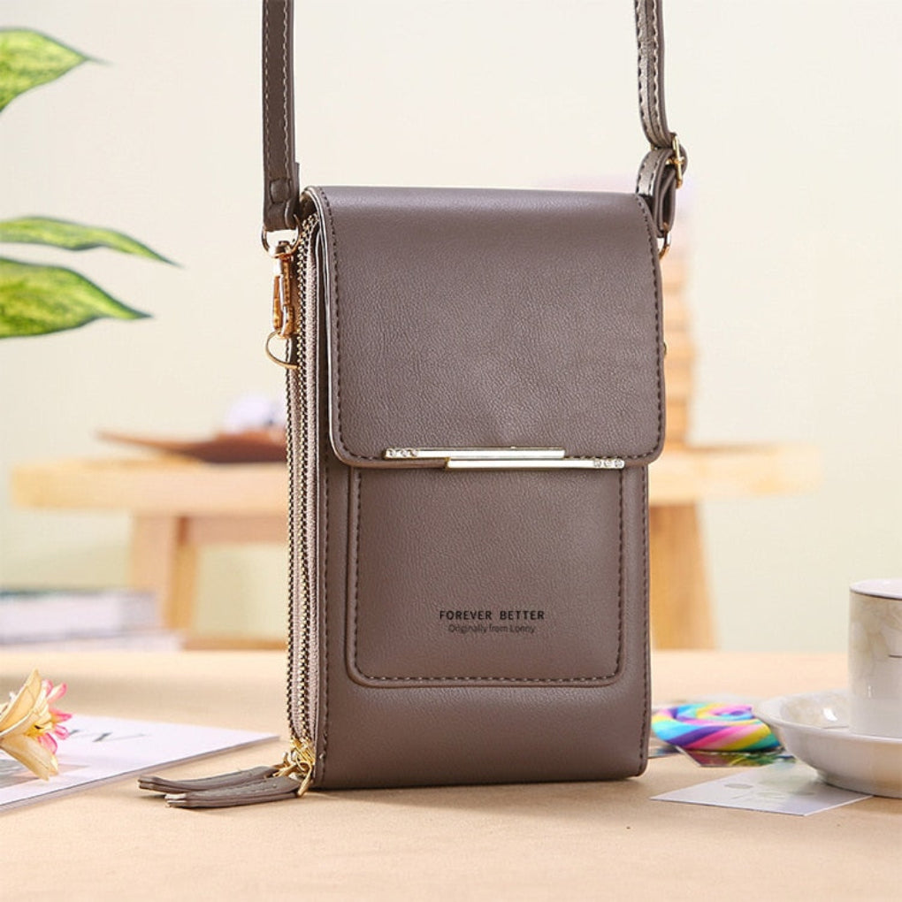 Glevato | Women's Shoulder Bag with Touchscreen Pocket