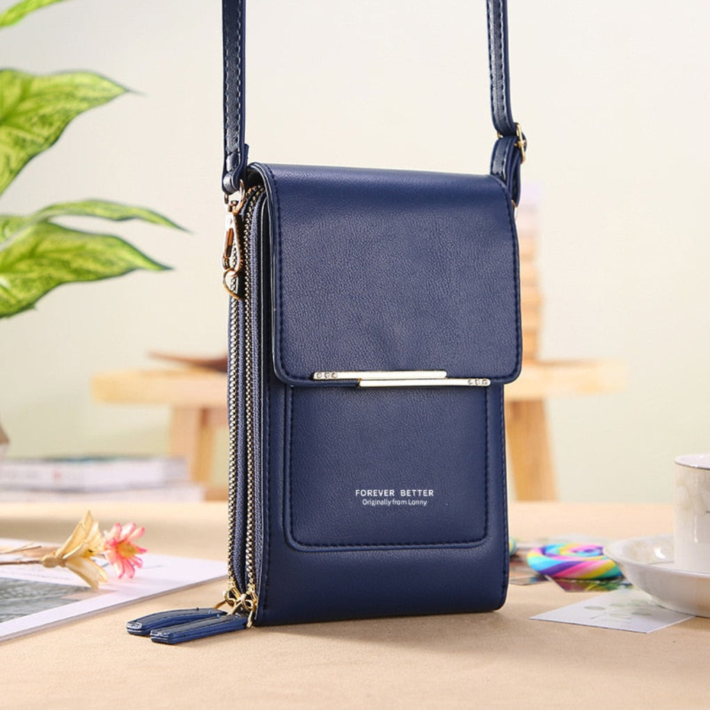 Glevato | Women's Shoulder Bag with Touchscreen Pocket