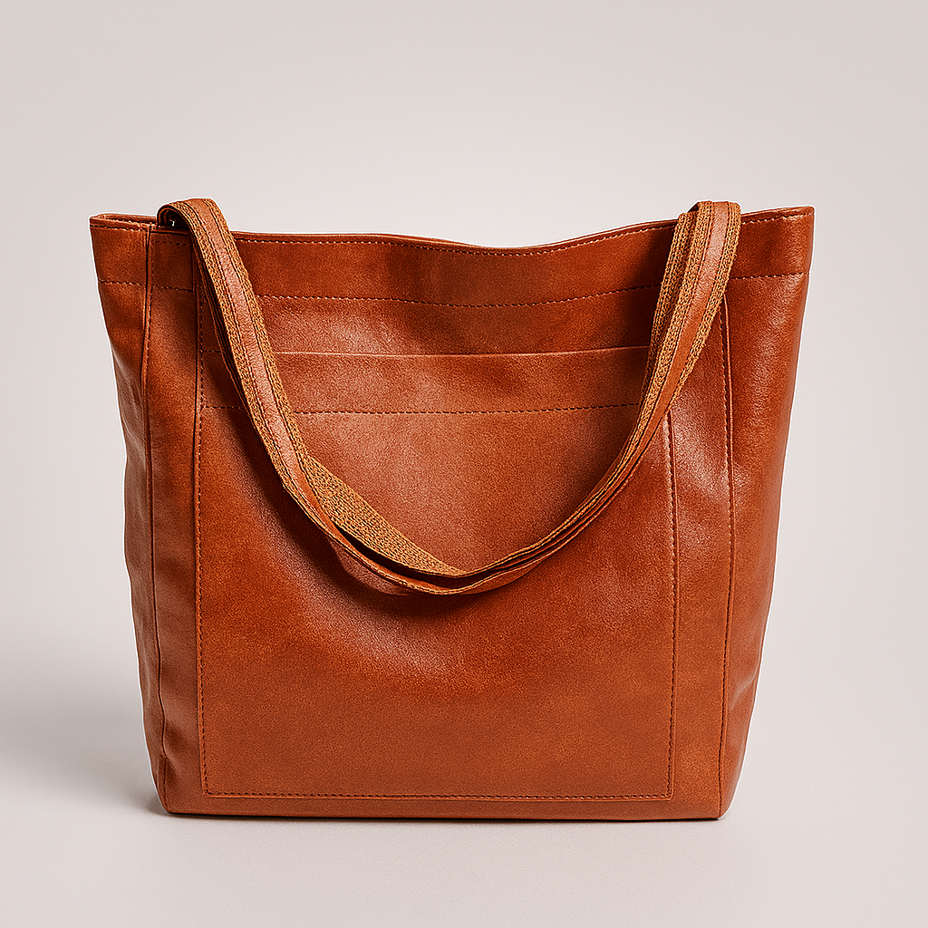Glevato | Women's Tote Shoulder Bag with Exterior Pocket