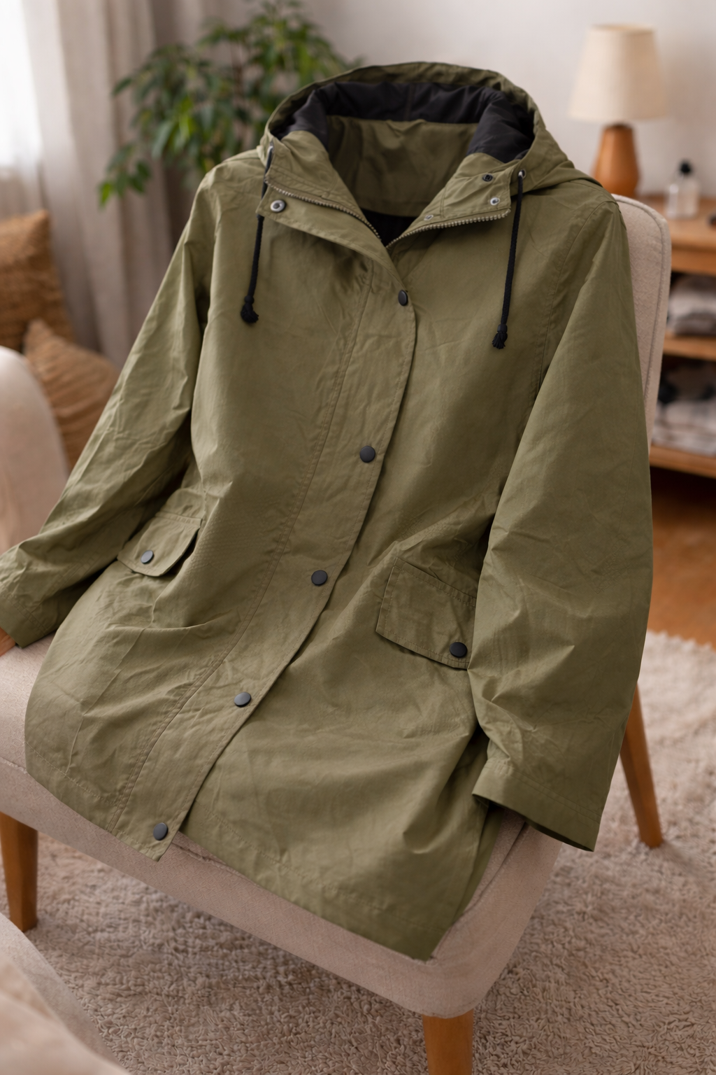 Glevato Women's Transitional Jacket with Hood Lightweight