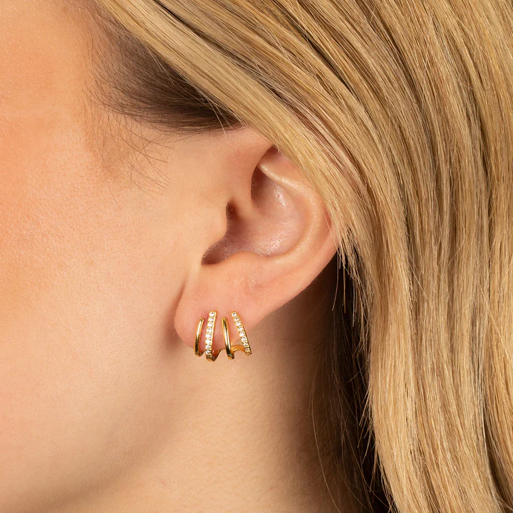 Glevato | Women’s Twist Earrings | Lightweight Statement Jewelry | Hypoallergenic Finish